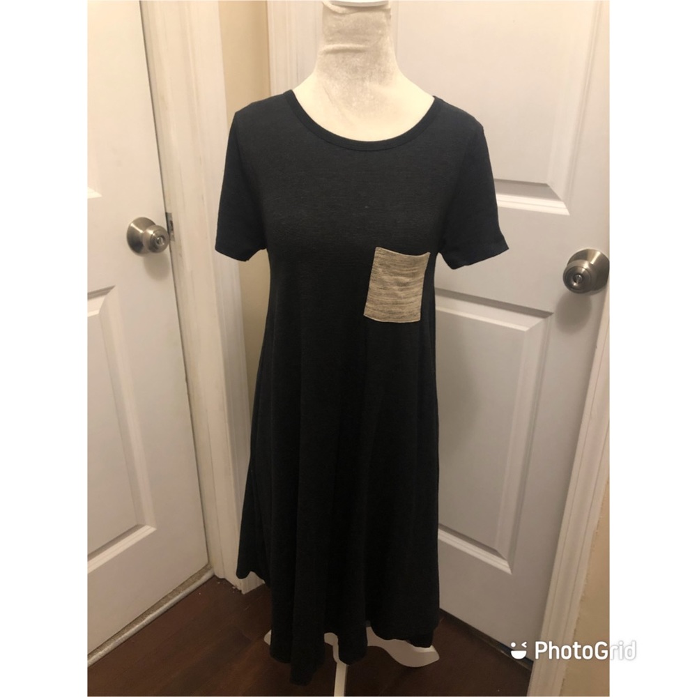 Lularoe Charcoal Gray Heathered Carly